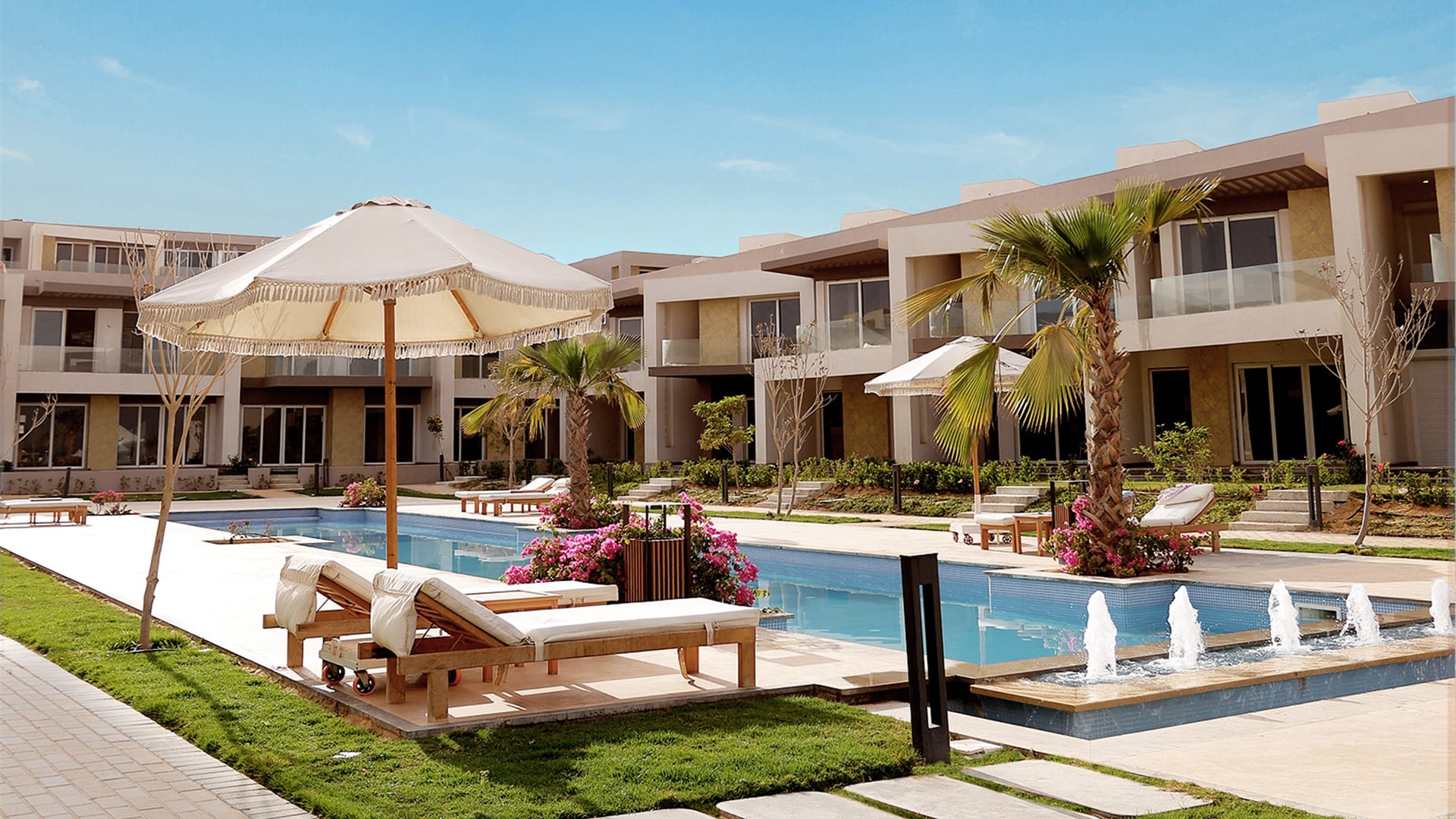 Completed BOHO Sokhna poolside community