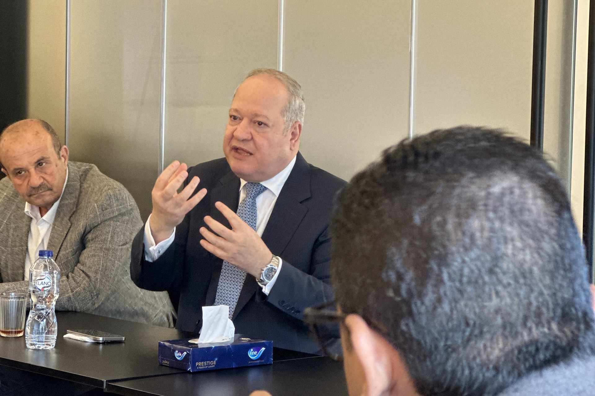 ATRIC leadership speaking with the team during the roadmap session