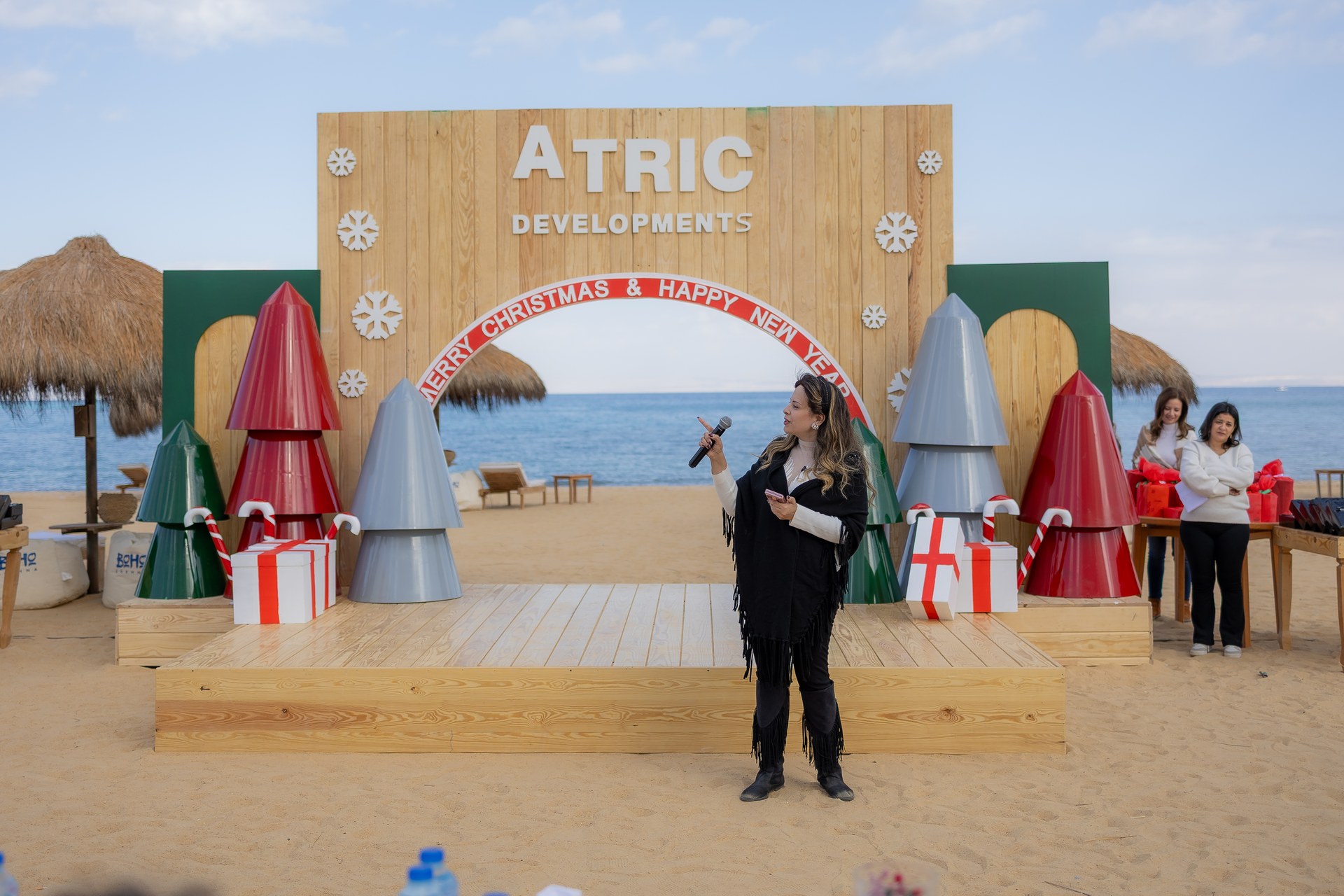 The festive ATRIC stage at BOHO Sokhna
