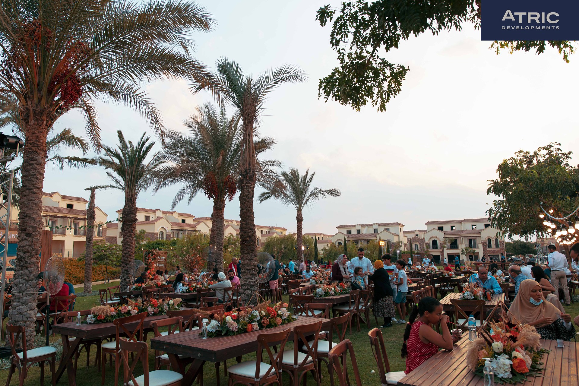 Families seated together during New Beginnings at Divina Gardens