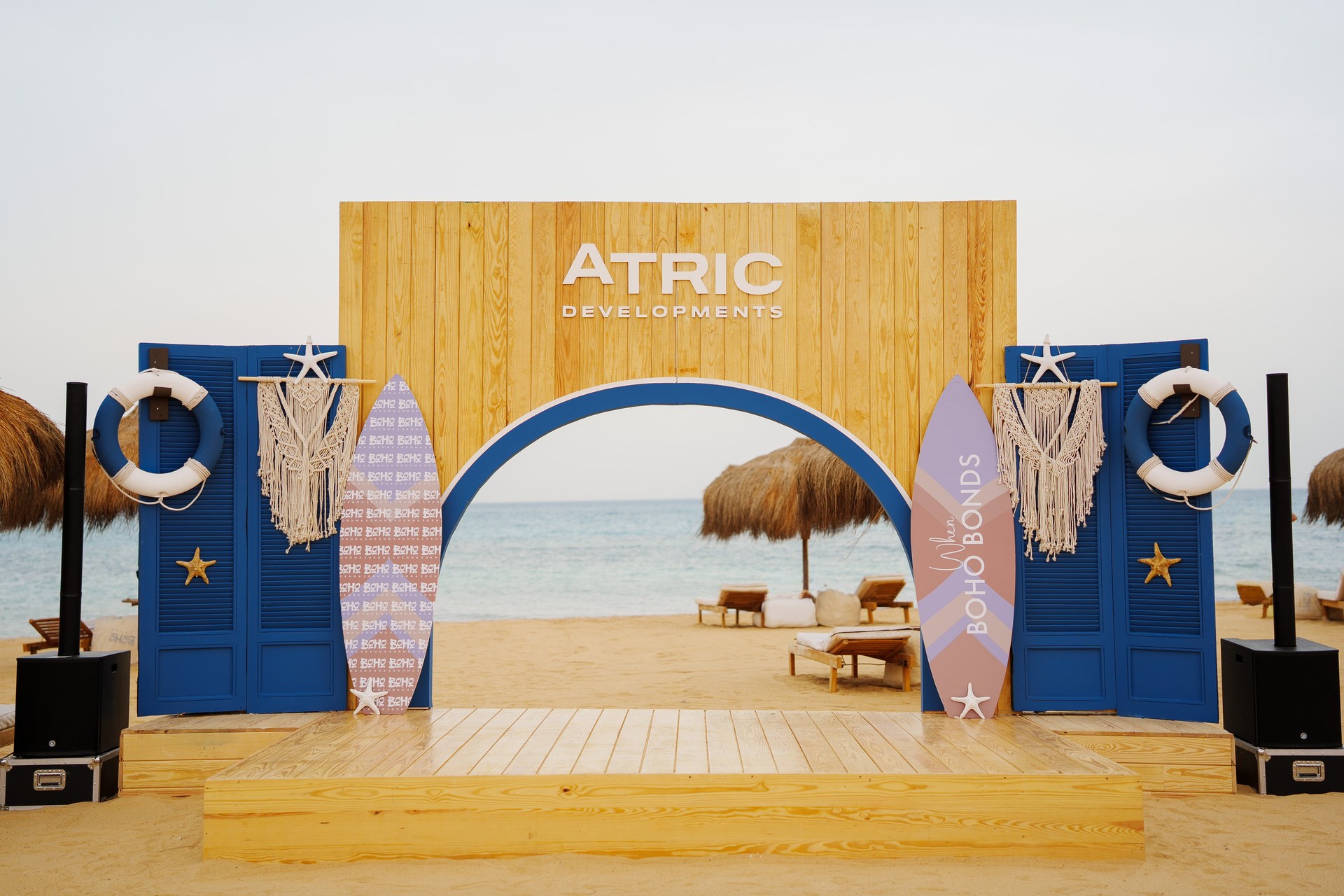 ATRIC's beachfront welcome stage for Eid Al-Fitr at BOHO Sokhna