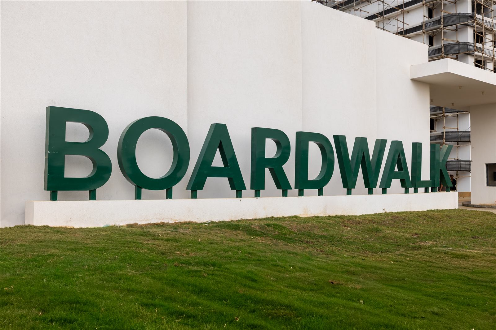 The completed Boardwalk gate, November 2025